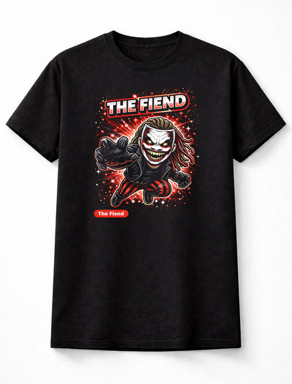 The Fiend Cartoon WWE Wrestler T-Shirt Horror Mask Bray Wyatt Unisex Adults & Kids