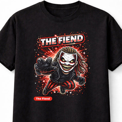 The Fiend Cartoon WWE Wrestler T-Shirt Horror Mask Bray Wyatt Unisex Adults & Kids