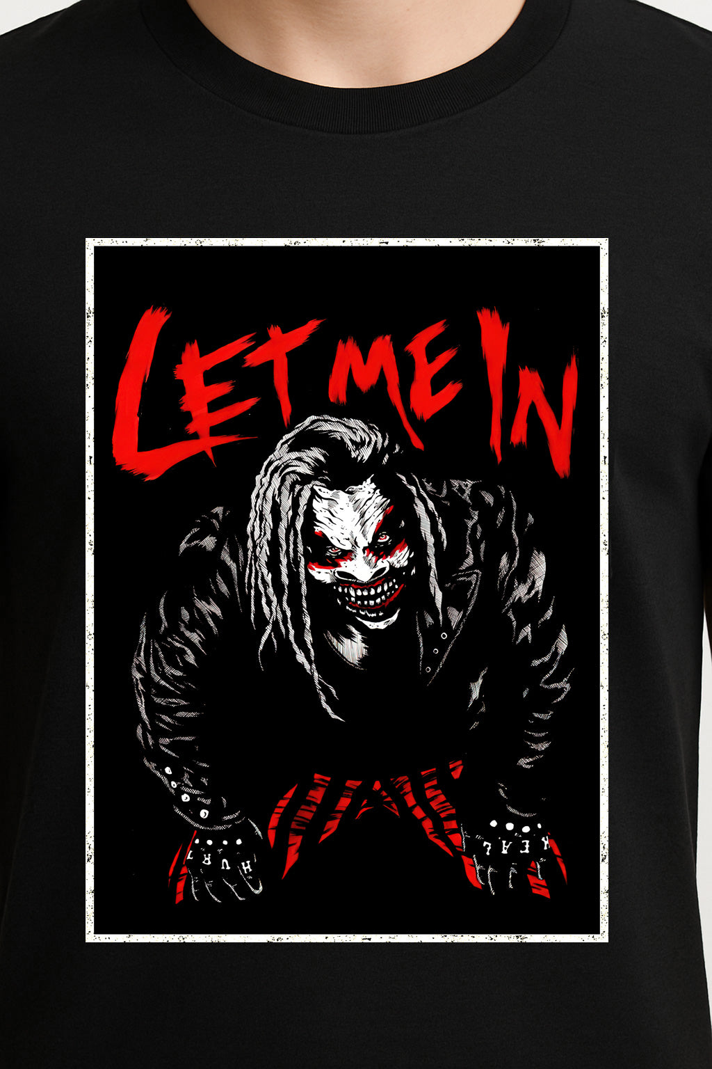 Bray Wyatt The Fiend T-Shirt Horror Nightmare WWE Bold Unisex Black Graphic Tee