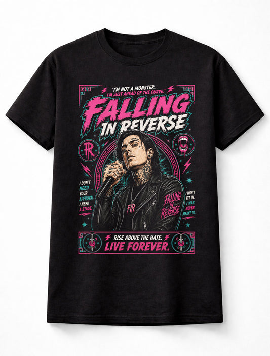 Falling In Reverse Rise Above the Hate Rock Band Unisex T-Shirt