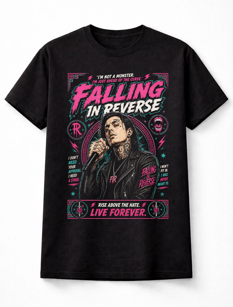 Falling In Reverse Rise Above the Hate Rock Band Unisex T-Shirt