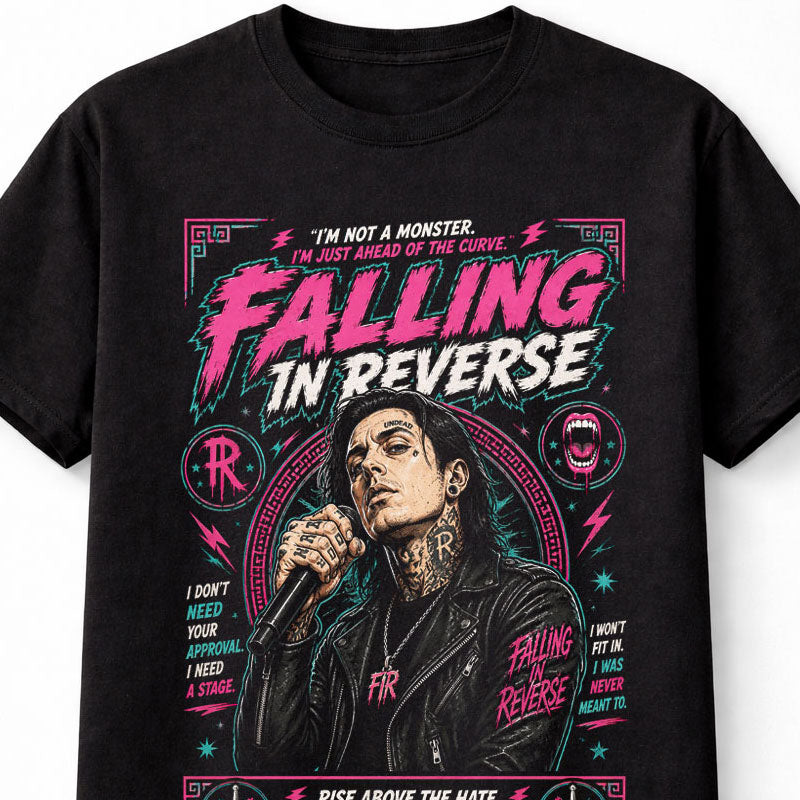 Falling In Reverse Rise Above the Hate Rock Band Unisex T-Shirt