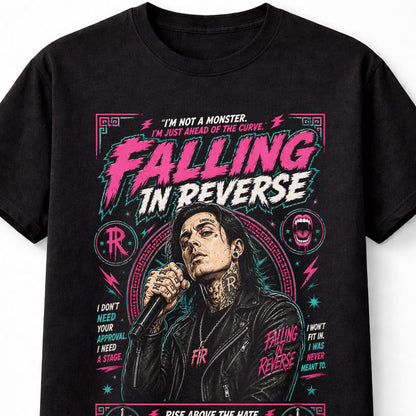 Falling In Reverse Rise Above the Hate Rock Band Unisex T-Shirt