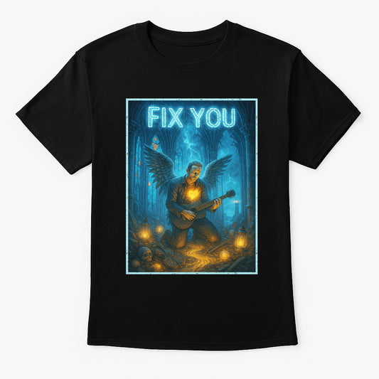 Coldplay – Fix You Unisex T-Shirt Alternative Rock Band Merch Tee