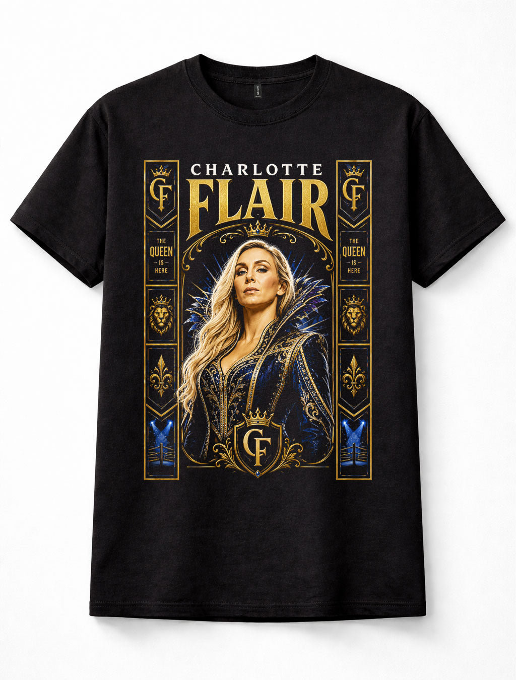 Charlotte Flair WWE The Queen Womens Wrestling Champion Unisex T-Shirt