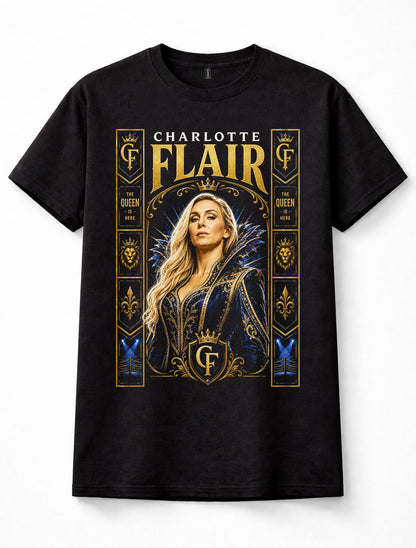 Charlotte Flair WWE The Queen Womens Wrestling Champion Unisex T-Shirt