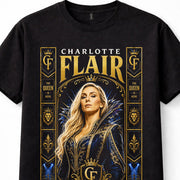 Charlotte Flair WWE The Queen Womens Wrestling Champion Unisex T-Shirt
