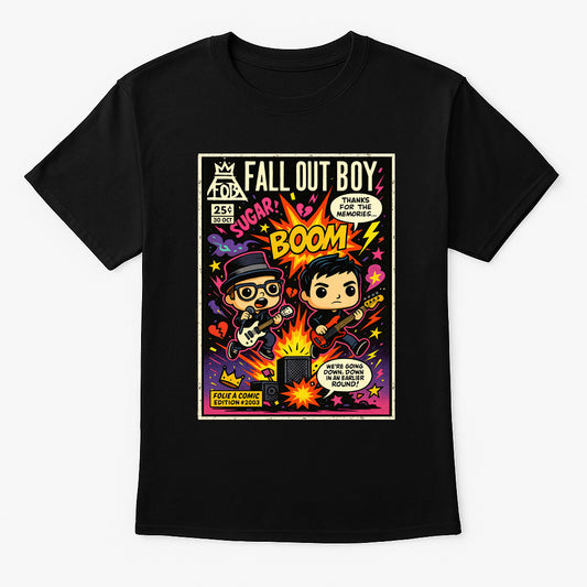Fall Out Boy Folie A Comic Pop Punk Edition Unisex Adults & Kids T-Shirt