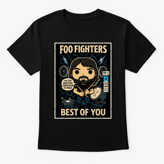 Foo Fighters Best of You Alternative Rock Funko Pop Style Unisex T-Shirt