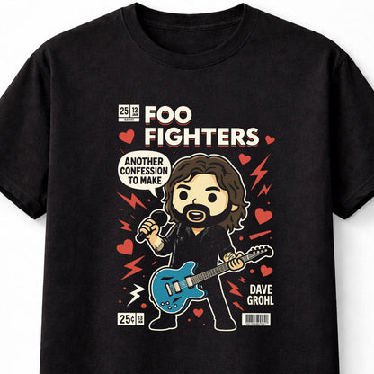 Foo Fighters Confession Pop Dave Grohl Alternative Rock Classic Adults & Kids Unisex T-Shirt