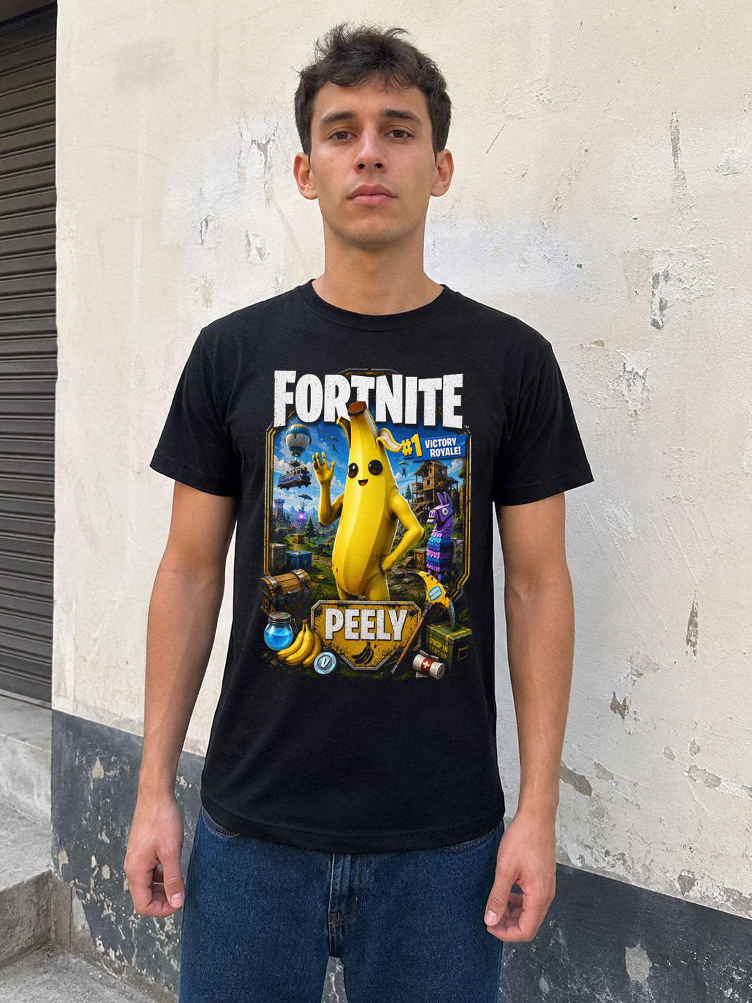 Fortnite Peely Battle Royale Loot Llama Gaming Unisex T-Shirt
