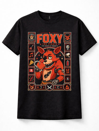 Five Nights at Freddy's Foxy Pirate Animatronic Unisex T-Shirt