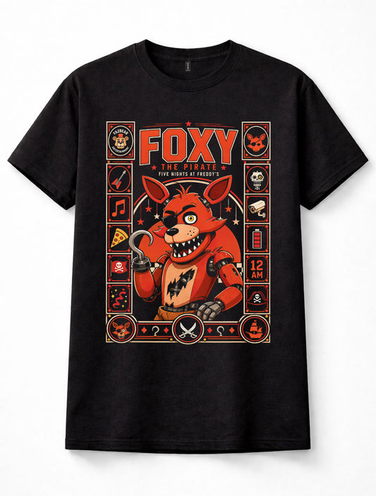 Five Nights at Freddy's Foxy Pirate Animatronic Unisex T-Shirt