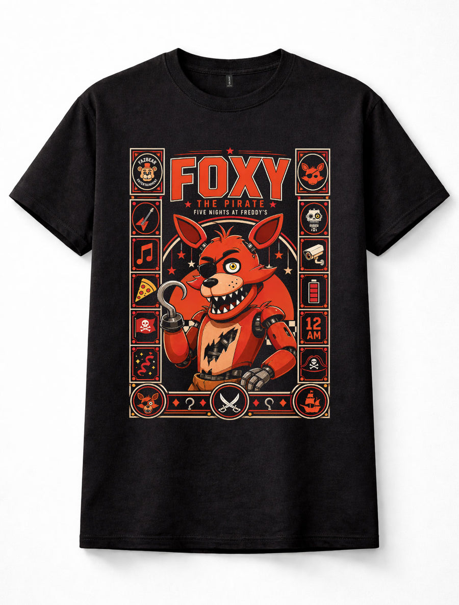 Five Nights at Freddy's Foxy Pirate Animatronic Unisex T-Shirt