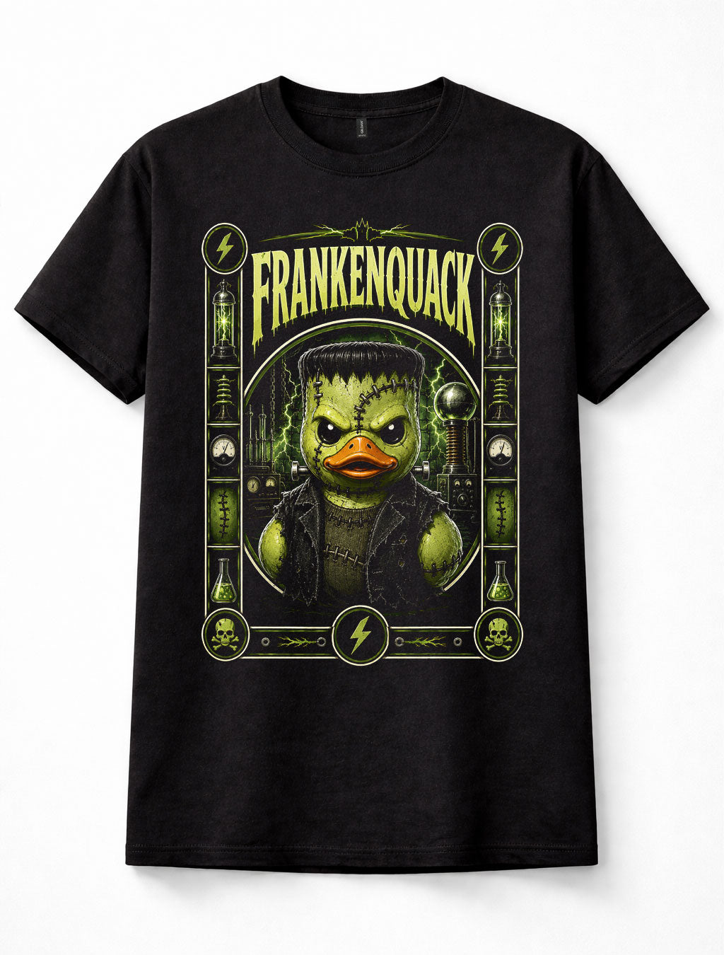 Frankenquack Frankenstein Monster Horror Classic Movie Duck Unisex T-Shirt