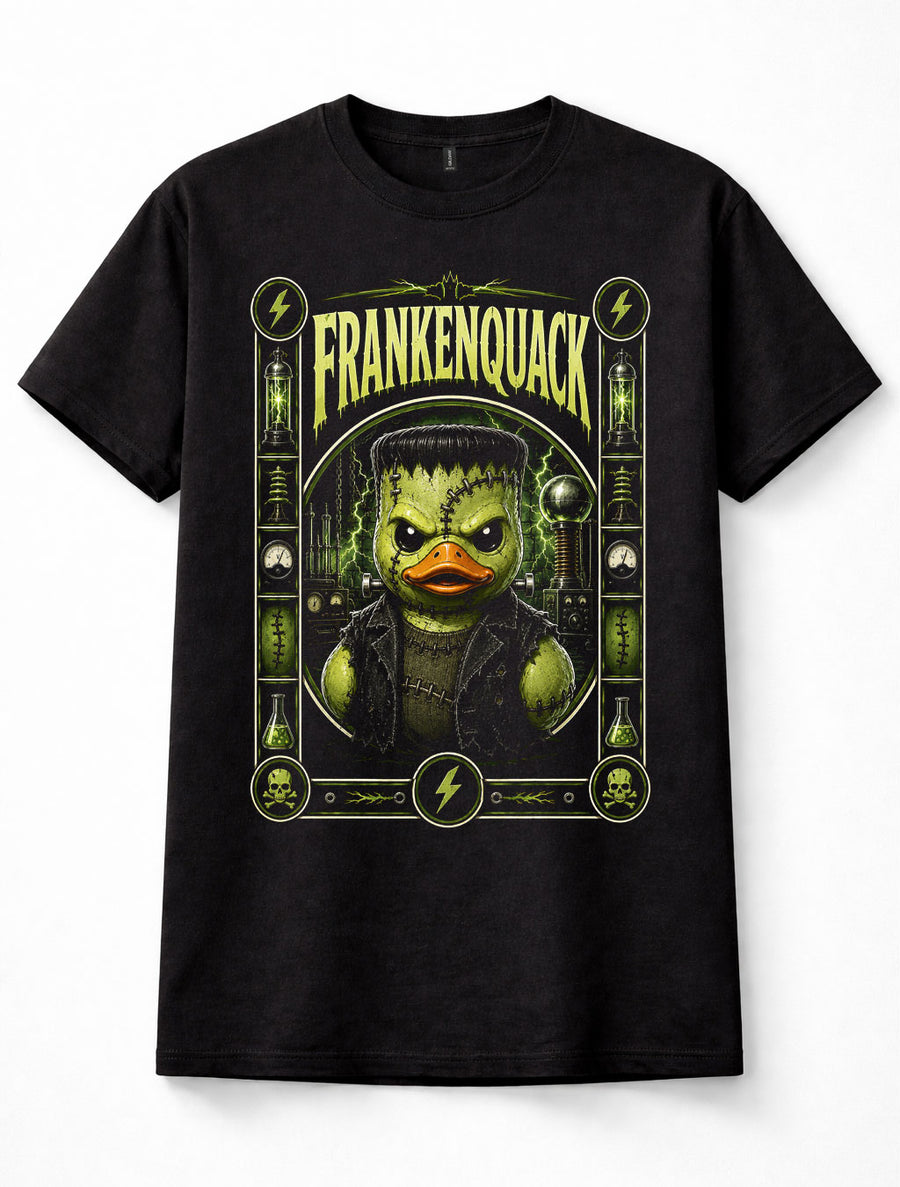 Frankenquack Frankenstein Monster Horror Classic Movie Duck Unisex T-Shirt