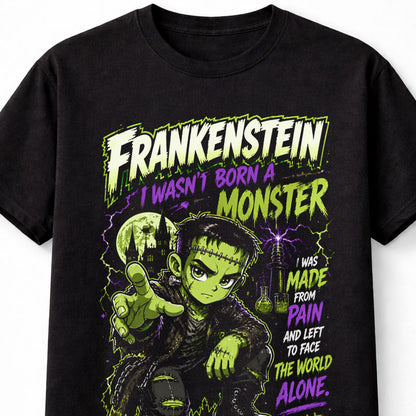 Frankenstein Monster Horror Gothic Quote Classic Unisex T-Shirt