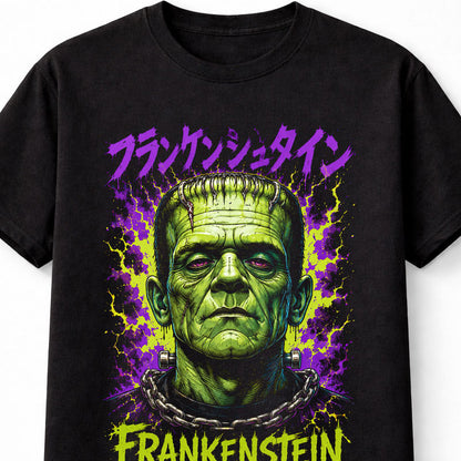 Frankenstein Monster Horror Gothic Halloween Classic Movie Unisex T-Shirt