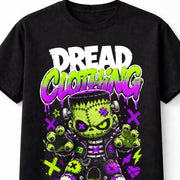 Frankenstein Monster Horror Gothic Punk Neon Graphic Unisex T-Shirt