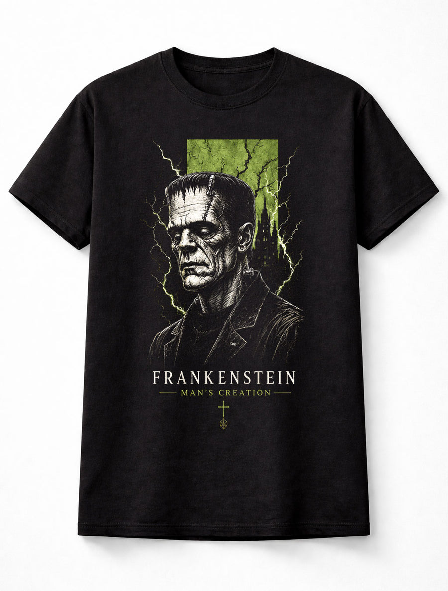 Frankenstein Monster Classic Horror Gothic Halloween Unisex T-Shirt