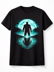 Frankenstein Monster Moon Horror Gothic Halloween Unisex T-Shirt
