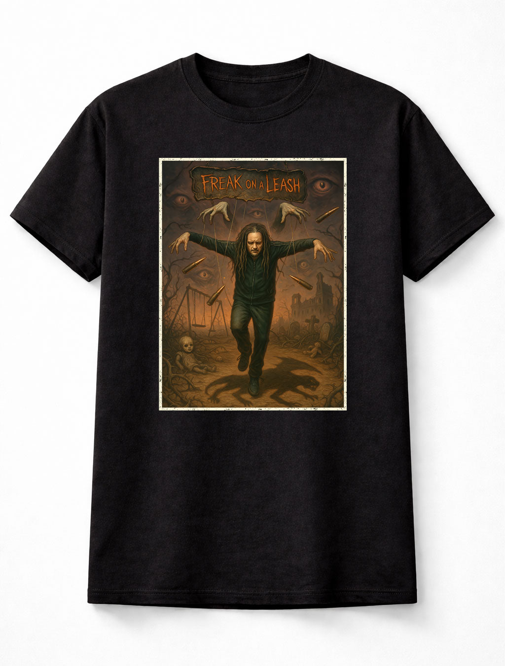Korn Freak On A Leash Jonathan Davis Nu Metal Classic Adults & Kids Unisex T-Shirt