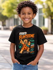 Fred Flintstone Yabba Dabba Doo Cartoon Retro Graphic Unisex T-Shirt