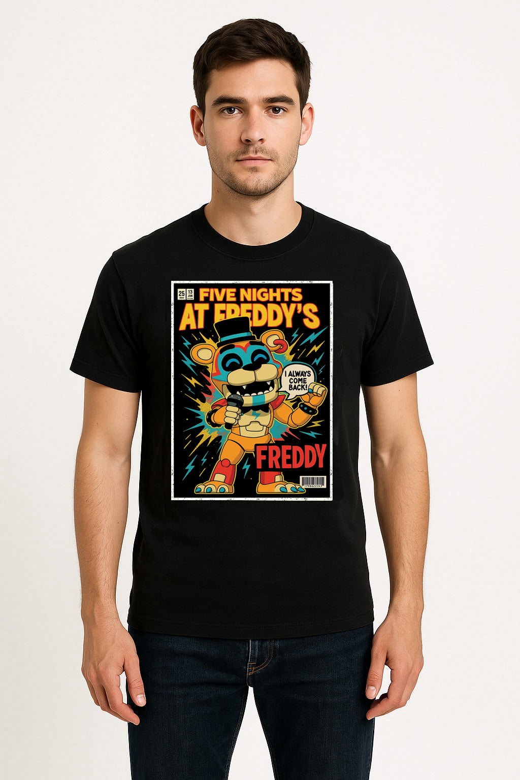 Freddy Retro Gaming Unisex T-Shirt Five Nights at Freddy’s Character Tee