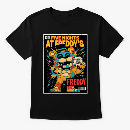 Freddy Retro Gaming Unisex T-Shirt Five Nights at Freddy’s Character Tee