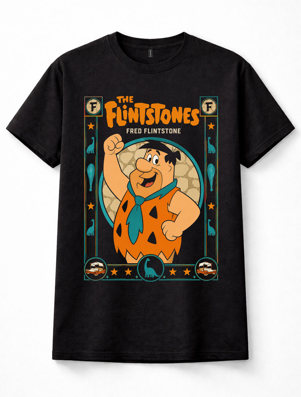 The Flintstones Fred Flintstone Cartoon Graphic Tee Unisex T-Shirt