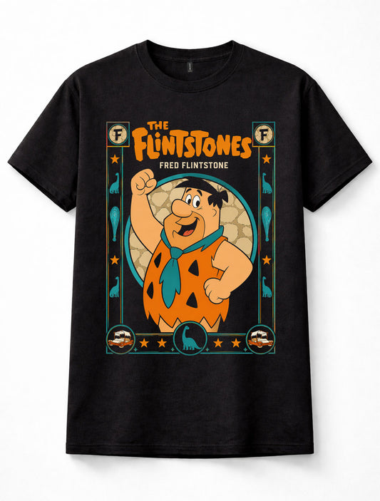 The Flintstones Fred Flintstone Cartoon Graphic Tee Unisex T-Shirt