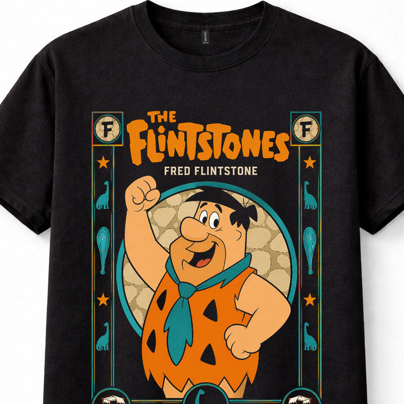 The Flintstones Fred Flintstone Cartoon Graphic Tee Unisex T-Shirt
