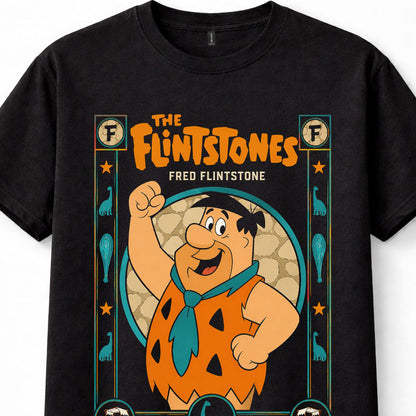 The Flintstones Fred Flintstone Cartoon Graphic Tee Unisex T-Shirt