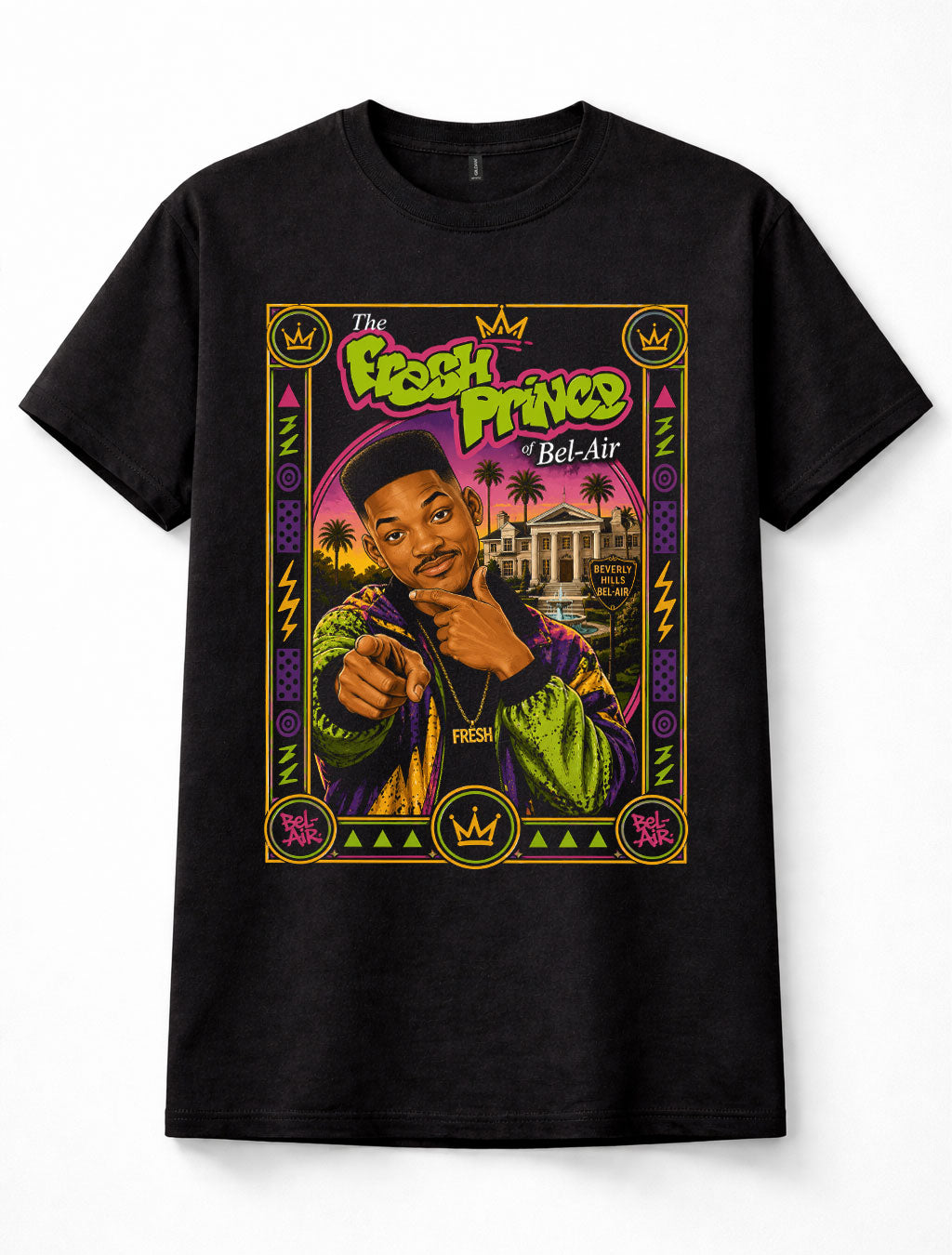 The Fresh Prince of Bel-Air Will Smith 90s TV Sitcom Unisex T-Shirt