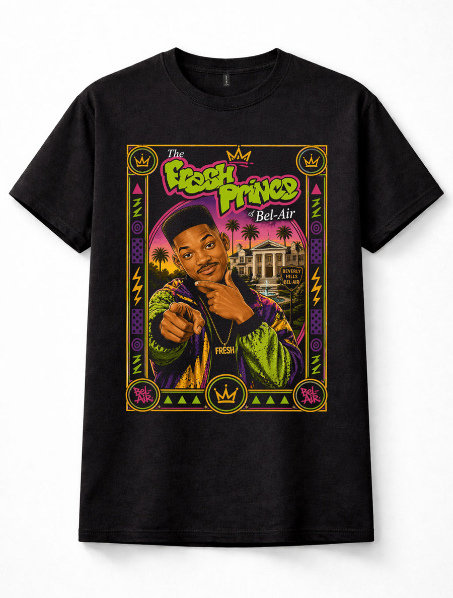 The Fresh Prince of Bel-Air Will Smith 90s TV Sitcom Unisex T-Shirt