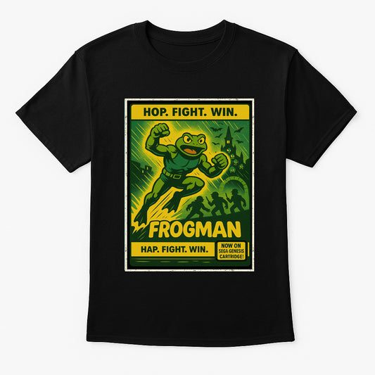 Frogman Retro Gaming Unisex T-Shirt Battle Toads Inspired Graphic Tee