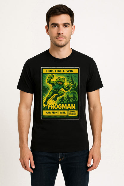 Frogman Retro Gaming Unisex T-Shirt Battle Toads Inspired Graphic Tee