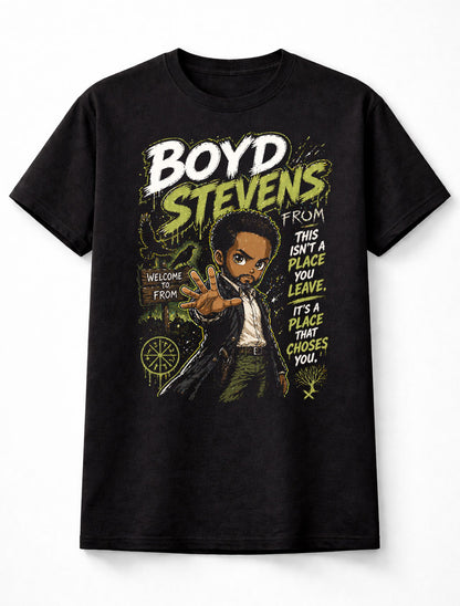 Boyd Stevens From TV Series Horror Mystery Show Graphic Tee Unisex Adults & Kids T-Shirt