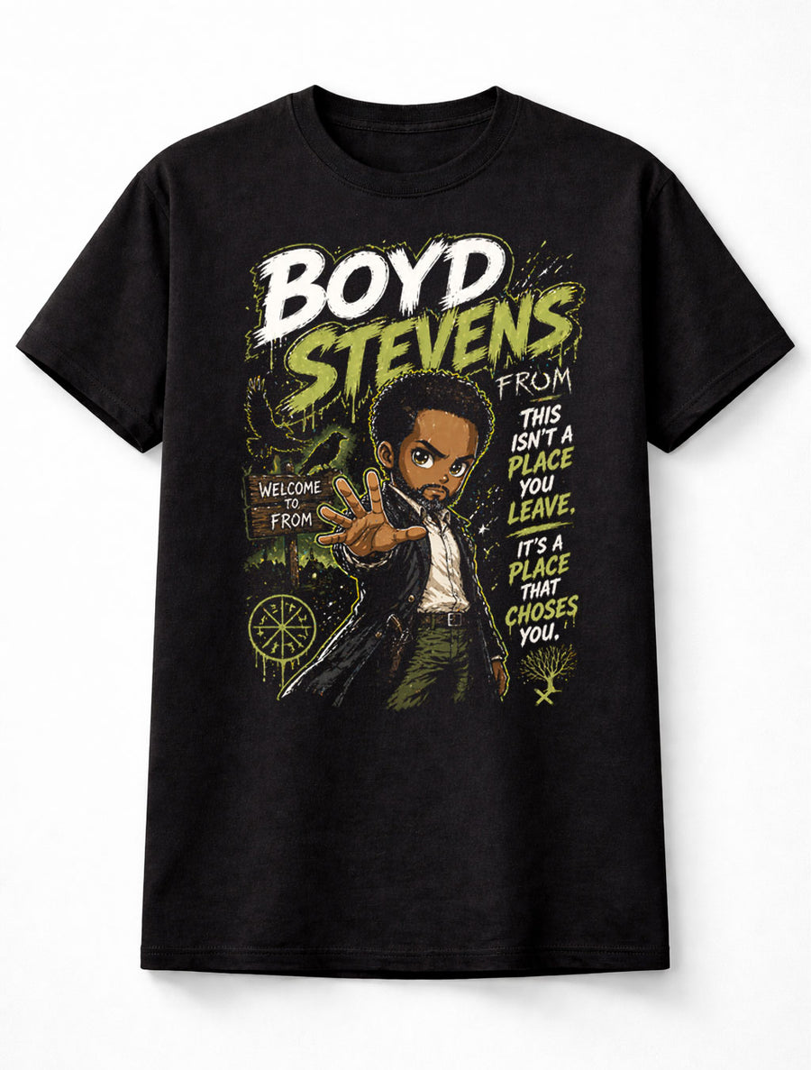 Boyd Stevens From TV Series Horror Mystery Show Graphic Tee Unisex Adults & Kids T-Shirt