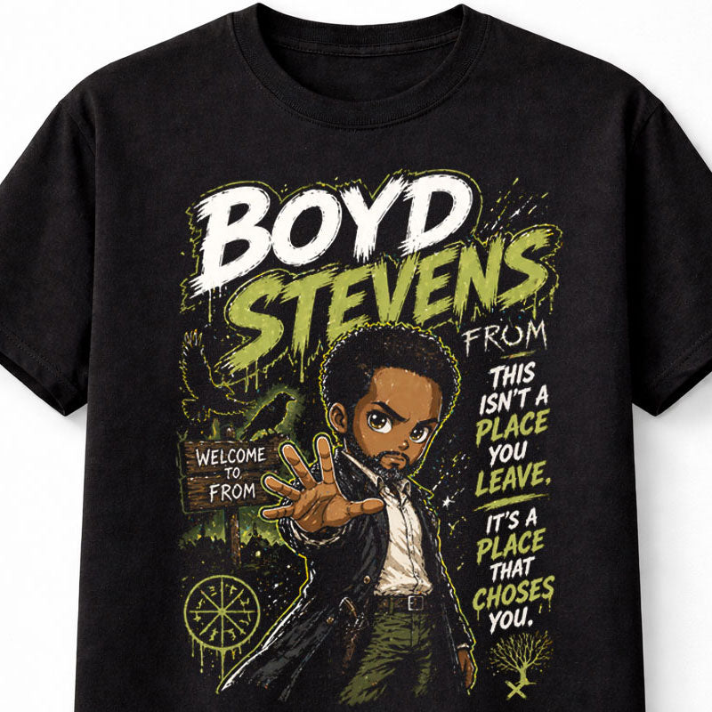 Boyd Stevens From TV Series Horror Mystery Show Graphic Tee Unisex Adults & Kids T-Shirt