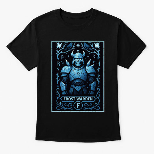Frost Warden Undead Viking Warrior Gothic Norse Mythology Alternative Unisex T-Shirt