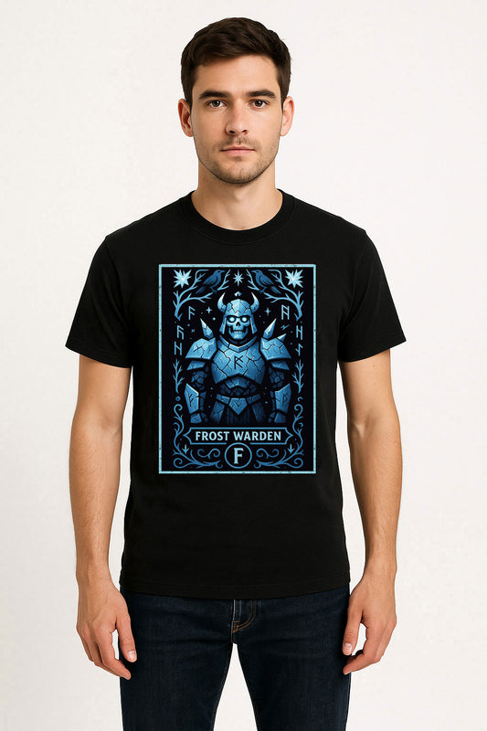 Frost Warden Undead Viking Warrior Gothic Norse Mythology Alternative Unisex T-Shirt