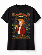 Futurama Fry Sci-Fi Cartoon Graphic Tee Unisex T-Shirt