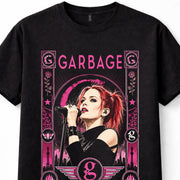 Garbage Shirley Manson Alternative Rock Band Music Black Unisex T-Shirt