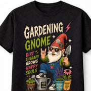 Gardening Gnome Plant Lover Funny Garden Humor Graphic Unisex T-Shirt