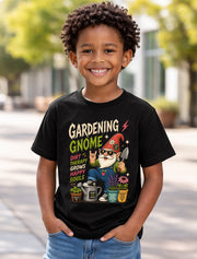 Gardening Gnome Plant Lover Funny Garden Humor Graphic Unisex T-Shirt