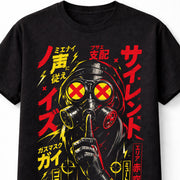 Cyberpunk Gas Mask Anime Japanese Manga Graphic Unisex T-Shirt