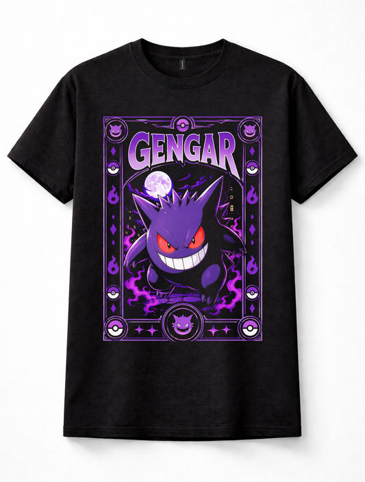 Pokemon Gengar Ghost Type Graphic Gamer Unisex T-Shirt
