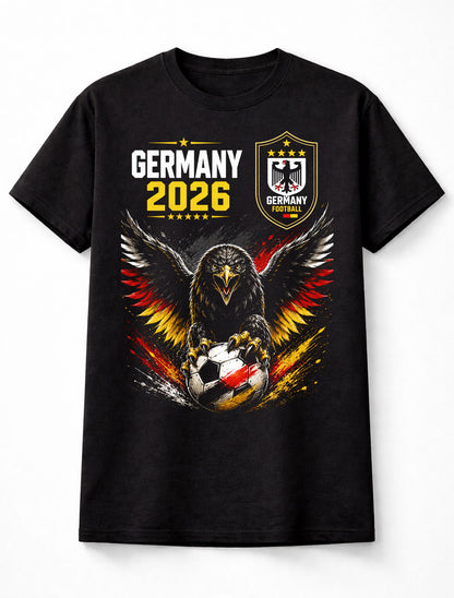 Germany Football 2026 Eagle Soccer Fan Supporter Graphic Unisex T-Shirt