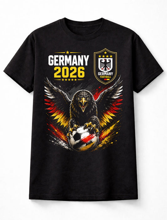 Germany Football 2026 Eagle Soccer Fan Supporter Graphic Unisex T-Shirt